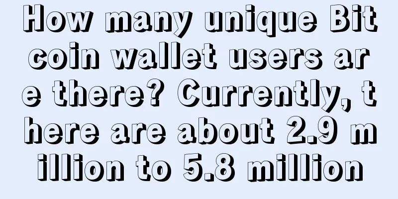 How many unique Bitcoin wallet users are there? Currently, there are about 2.9 million to 5.8 million