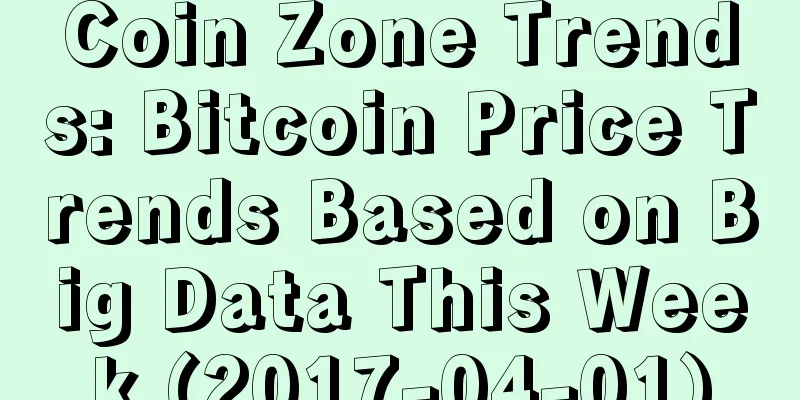 Coin Zone Trends: Bitcoin Price Trends Based on Big Data This Week (2017-04-01)