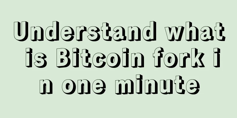 Understand what is Bitcoin fork in one minute