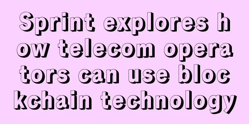Sprint explores how telecom operators can use blockchain technology