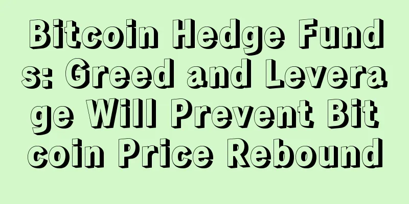 Bitcoin Hedge Funds: Greed and Leverage Will Prevent Bitcoin Price Rebound