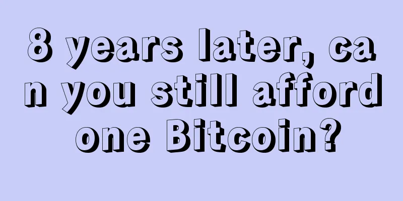 8 years later, can you still afford one Bitcoin?