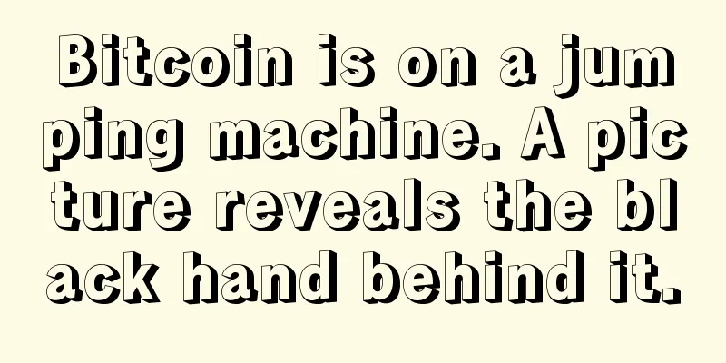 Bitcoin is on a jumping machine. A picture reveals the black hand behind it.