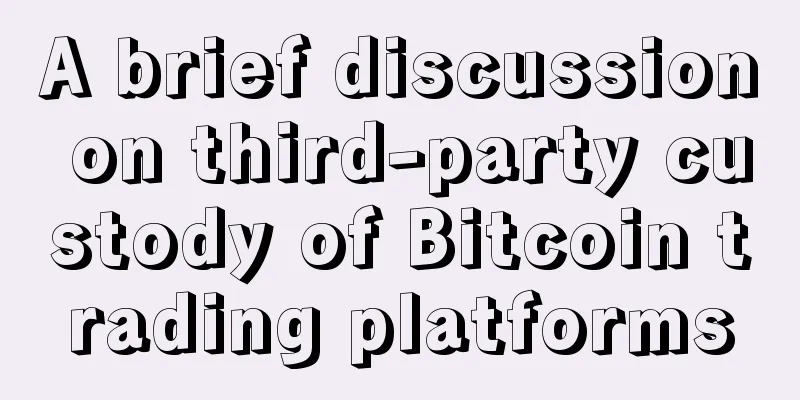 A brief discussion on third-party custody of Bitcoin trading platforms