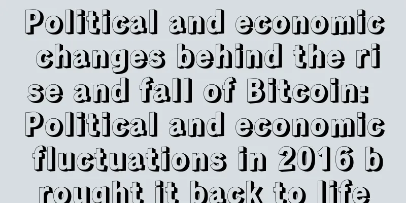 Political and economic changes behind the rise and fall of Bitcoin: Political and economic fluctuations in 2016 brought it back to life