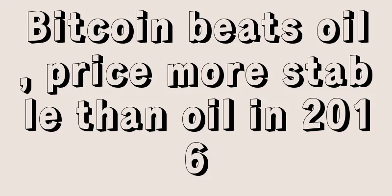 Bitcoin beats oil, price more stable than oil in 2016