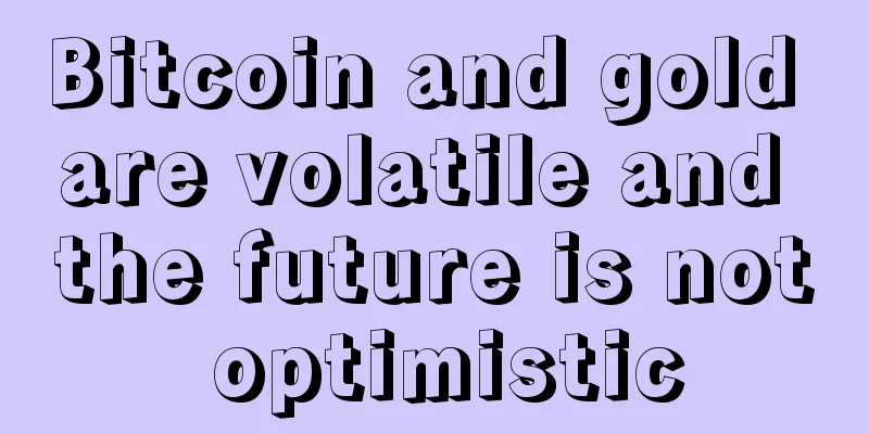 Bitcoin and gold are volatile and the future is not optimistic