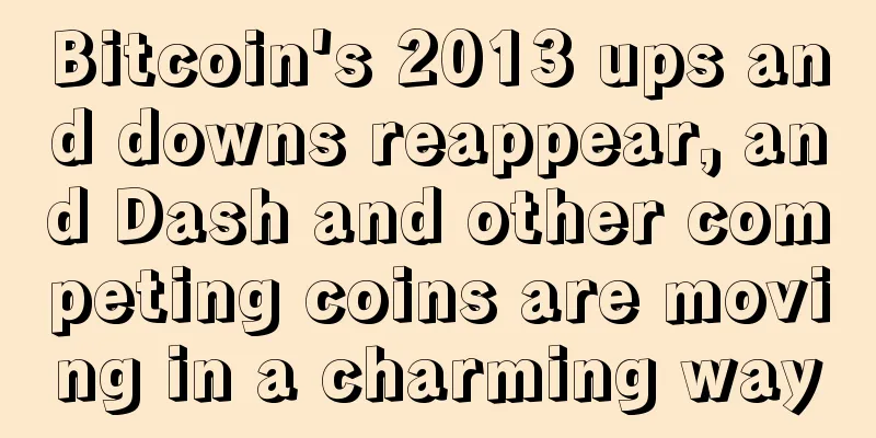 Bitcoin's 2013 ups and downs reappear, and Dash and other competing coins are moving in a charming way