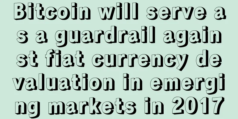 Bitcoin will serve as a guardrail against fiat currency devaluation in emerging markets in 2017