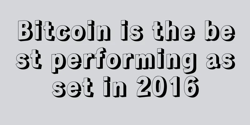 Bitcoin is the best performing asset in 2016