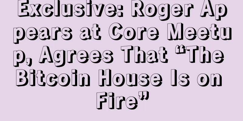 Exclusive: Roger Appears at Core Meetup, Agrees That “The Bitcoin House Is on Fire”