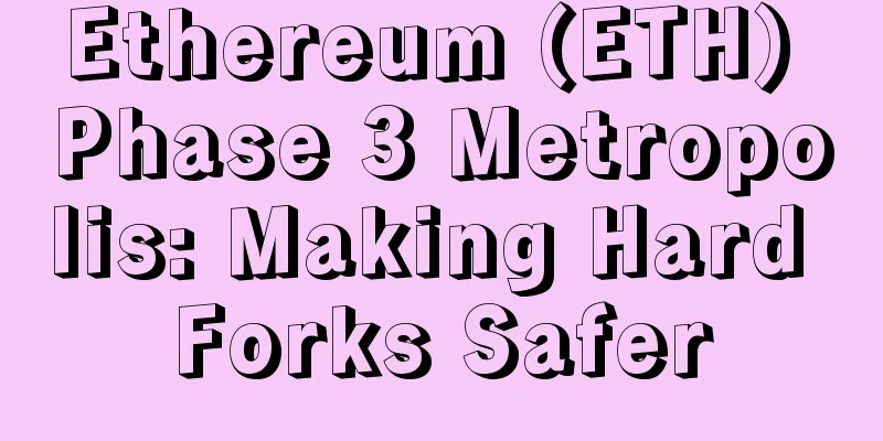 Ethereum (ETH) Phase 3 Metropolis: Making Hard Forks Safer