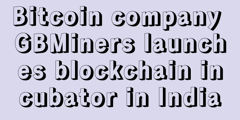 Bitcoin company GBMiners launches blockchain incubator in India
