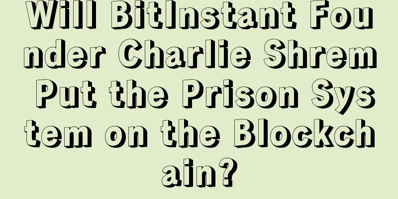 Will BitInstant Founder Charlie Shrem Put the Prison System on the Blockchain?