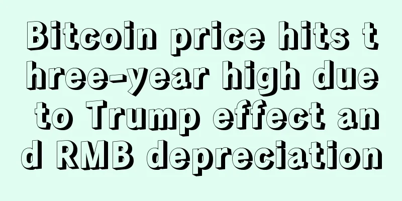 Bitcoin price hits three-year high due to Trump effect and RMB depreciation
