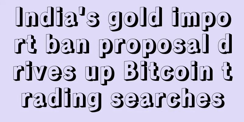 India's gold import ban proposal drives up Bitcoin trading searches