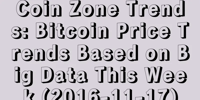 Coin Zone Trends: Bitcoin Price Trends Based on Big Data This Week (2016-11-17)