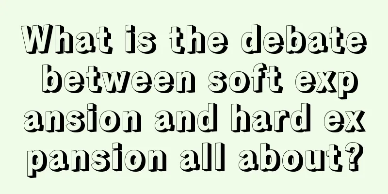 What is the debate between soft expansion and hard expansion all about?