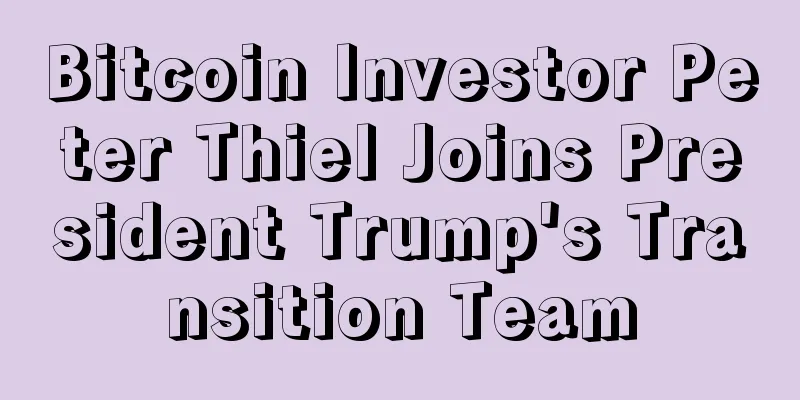 Bitcoin Investor Peter Thiel Joins President Trump's Transition Team