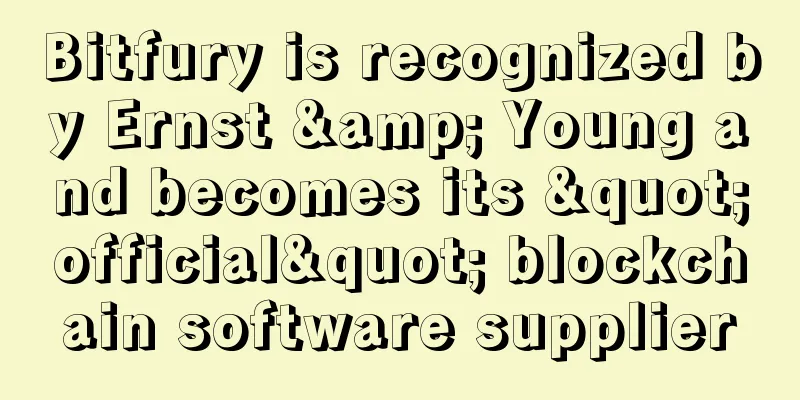 Bitfury is recognized by Ernst & Young and becomes its "official" blockchain software supplier