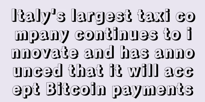 Italy's largest taxi company continues to innovate and has announced that it will accept Bitcoin payments