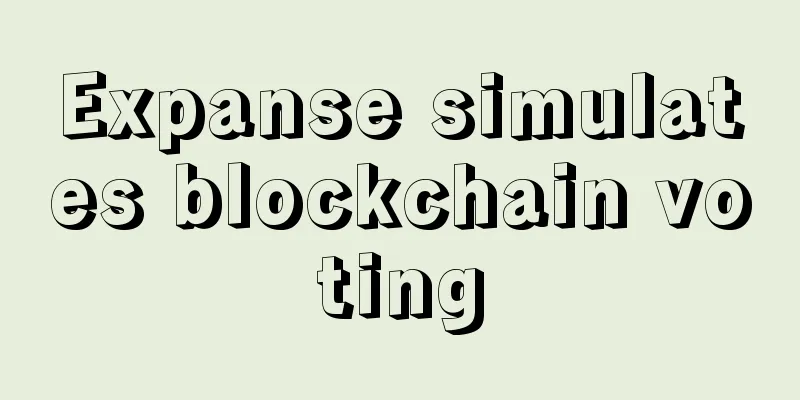 Expanse simulates blockchain voting