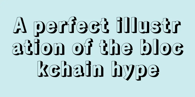 A perfect illustration of the blockchain hype
