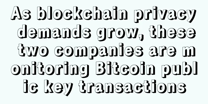As blockchain privacy demands grow, these two companies are monitoring Bitcoin public key transactions