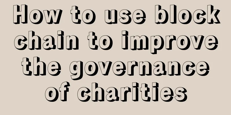 How to use blockchain to improve the governance of charities