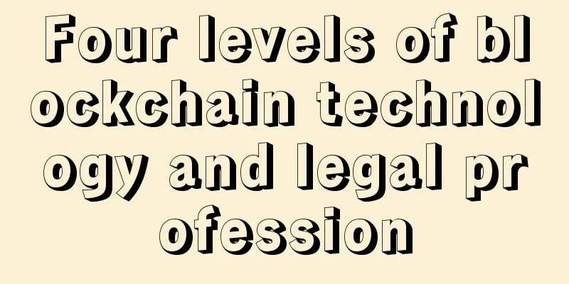 Four levels of blockchain technology and legal profession