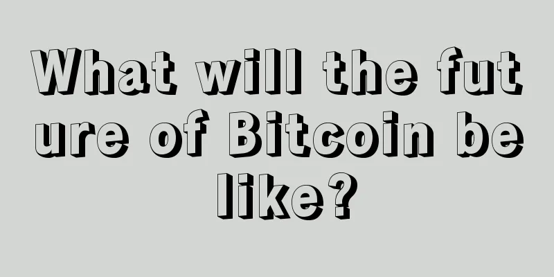 What will the future of Bitcoin be like?