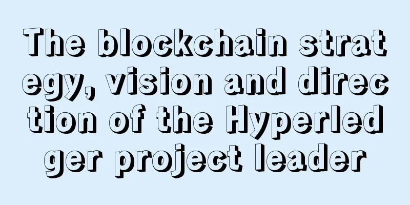 The blockchain strategy, vision and direction of the Hyperledger project leader