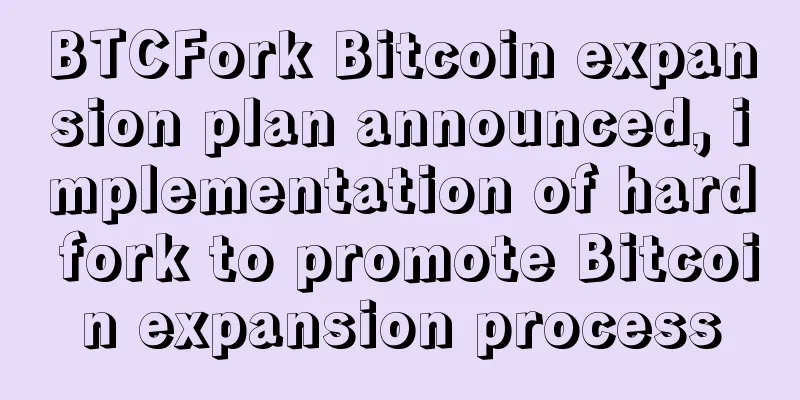BTCFork Bitcoin expansion plan announced, implementation of hard fork to promote Bitcoin expansion process