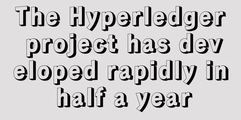 The Hyperledger project has developed rapidly in half a year