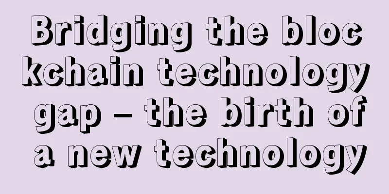 Bridging the blockchain technology gap – the birth of a new technology