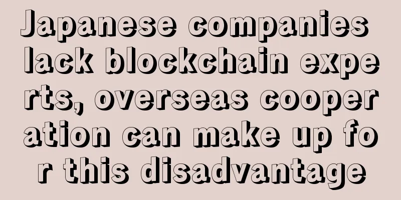 Japanese companies lack blockchain experts, overseas cooperation can make up for this disadvantage
