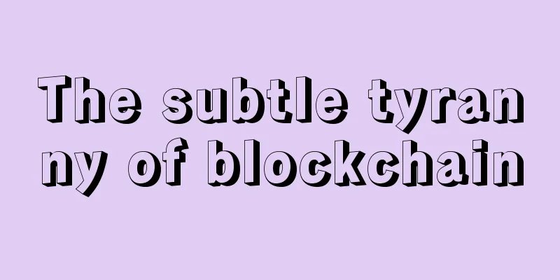 The subtle tyranny of blockchain