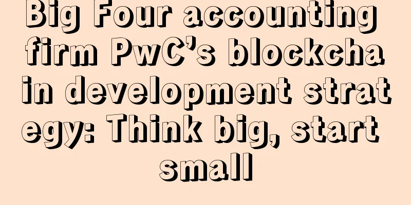 Big Four accounting firm PwC’s blockchain development strategy: Think big, start small