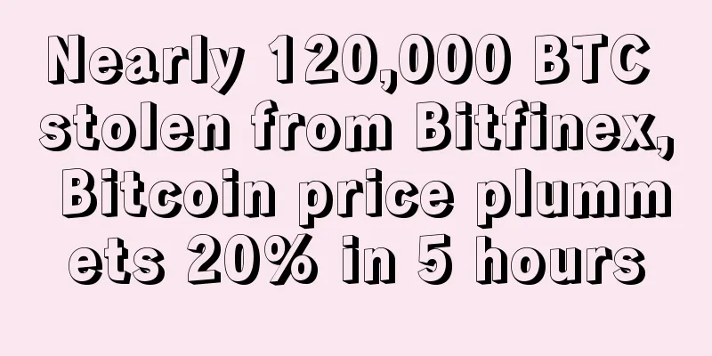 Nearly 120,000 BTC stolen from Bitfinex, Bitcoin price plummets 20% in 5 hours
