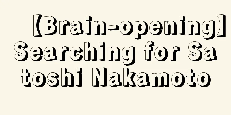 【Brain-opening】Searching for Satoshi Nakamoto