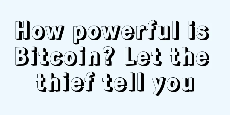 How powerful is Bitcoin? Let the thief tell you