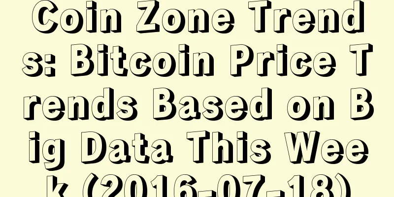 Coin Zone Trends: Bitcoin Price Trends Based on Big Data This Week (2016-07-18)