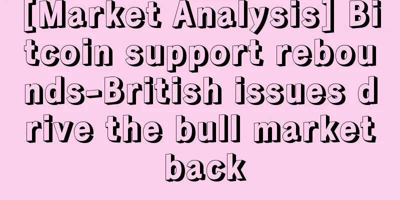 [Market Analysis] Bitcoin support rebounds-British issues drive the bull market back