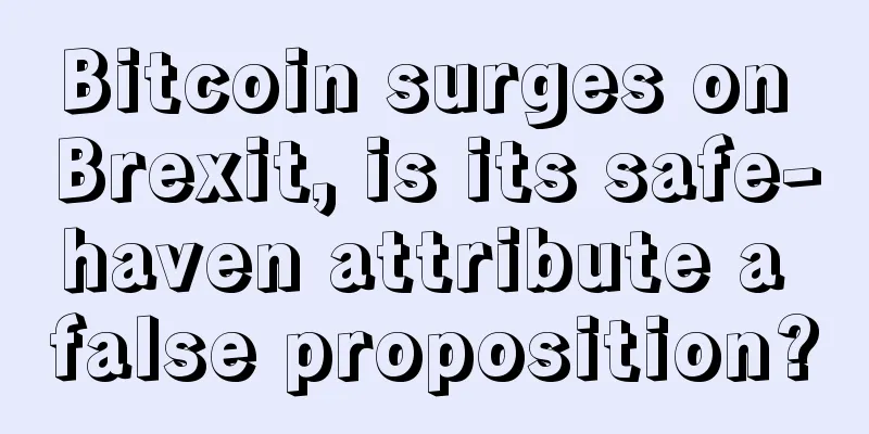 Bitcoin surges on Brexit, is its safe-haven attribute a false proposition?