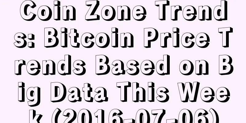 Coin Zone Trends: Bitcoin Price Trends Based on Big Data This Week (2016-07-06)