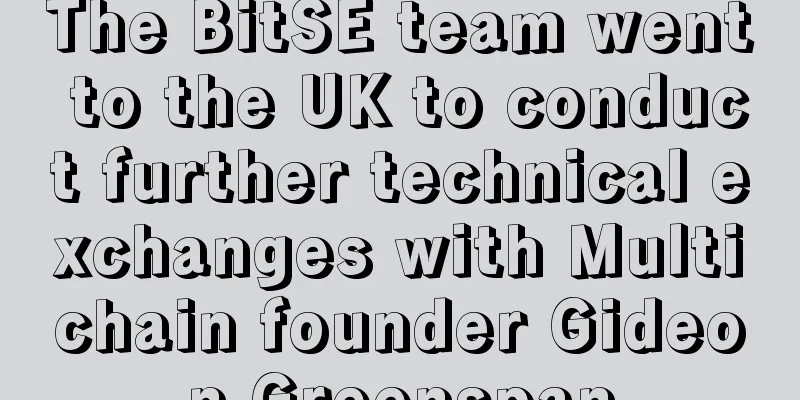 The BitSE team went to the UK to conduct further technical exchanges with Multichain founder Gideon Greenspan