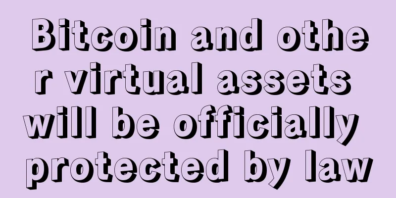 Bitcoin and other virtual assets will be officially protected by law