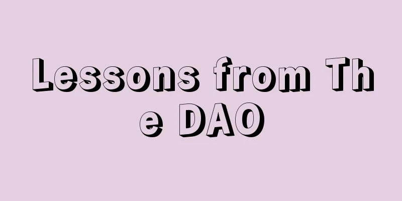 Lessons from The DAO