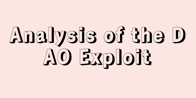 Analysis of the DAO Exploit