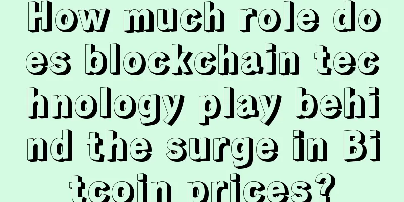 How much role does blockchain technology play behind the surge in Bitcoin prices?